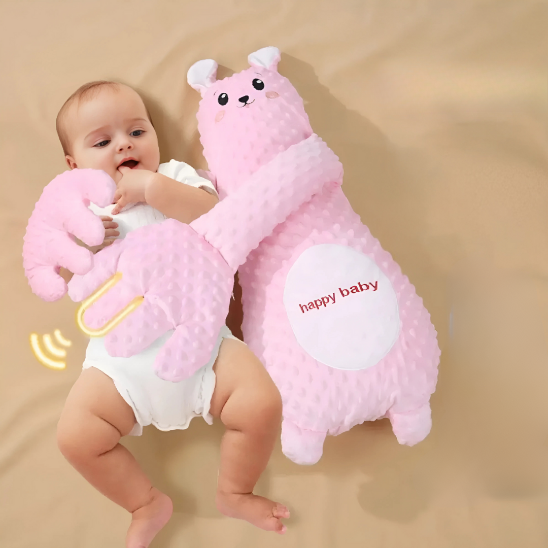 HOMERO Baby Soothing Palm Hug Plush Toy with Remote Patting System