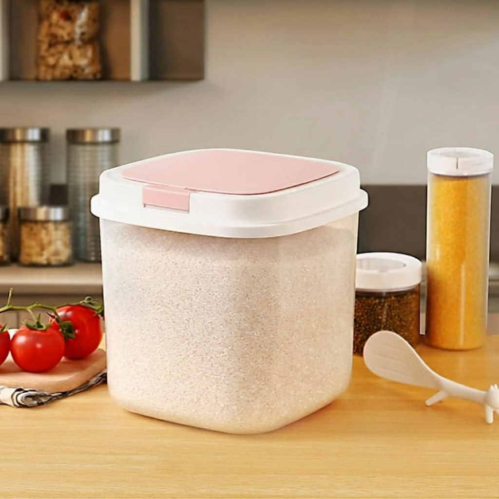 Airtight Modern Translucent Grain Storage Container 10KG