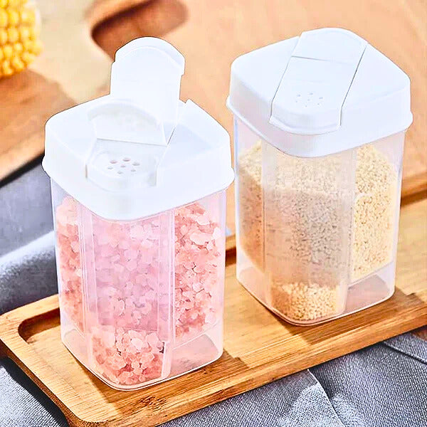 2-in-1 Multipurpose Seasoning Jar with Removable Partition