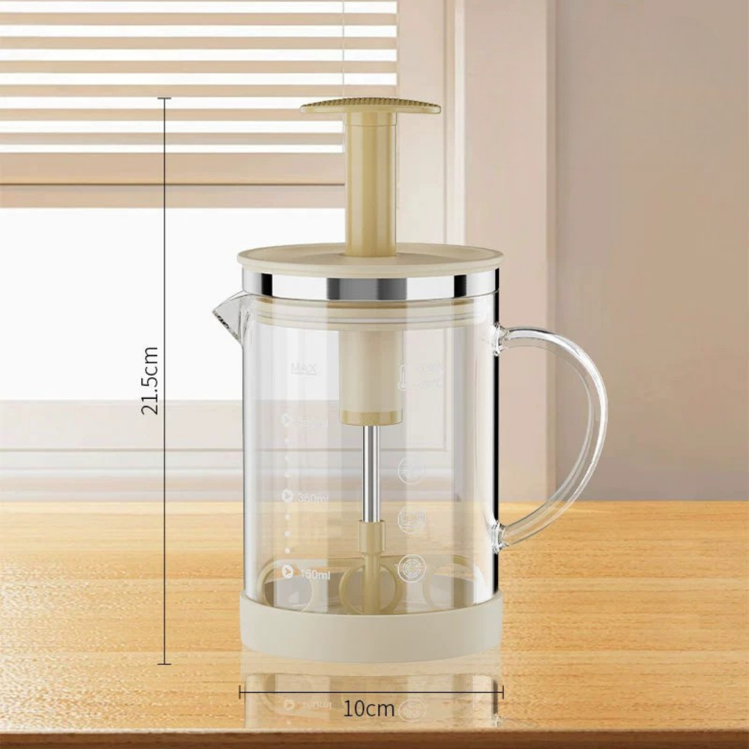 Homero Multi-Purpose Semi-Automatic Easy Operation Manual Mixing Jar - 550ml Capacity