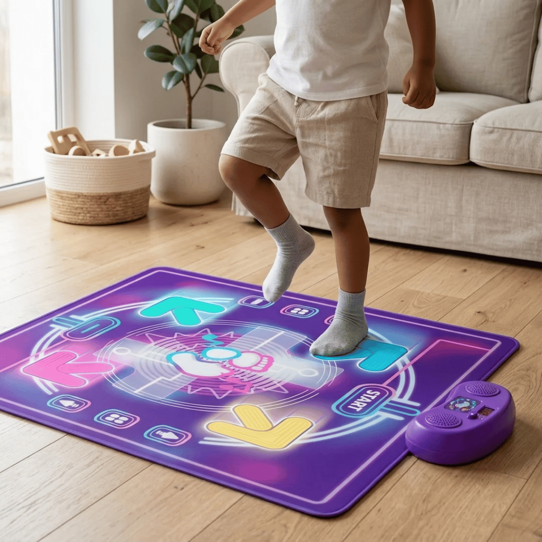 Homero 6 Game Modes Musical Dance Mat with Bluetooth - 90x90cm