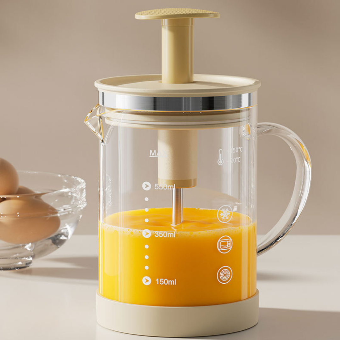 Homero Multi-Purpose Semi-Automatic Easy Operation Manual Mixing Jar - 550ml Capacity