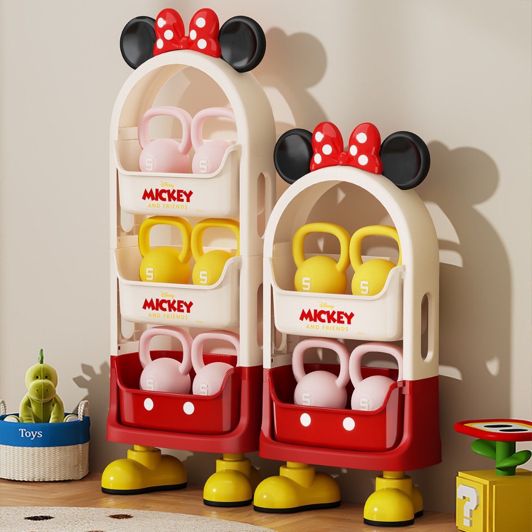 HOMERO Mickey Mouse Multipurpose Storage Cart with Legs