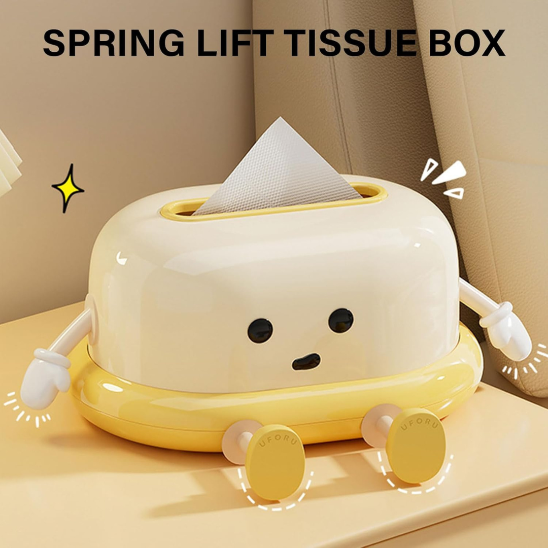 Homero Charming Eye Tissue Holder Box with Adorable Legs