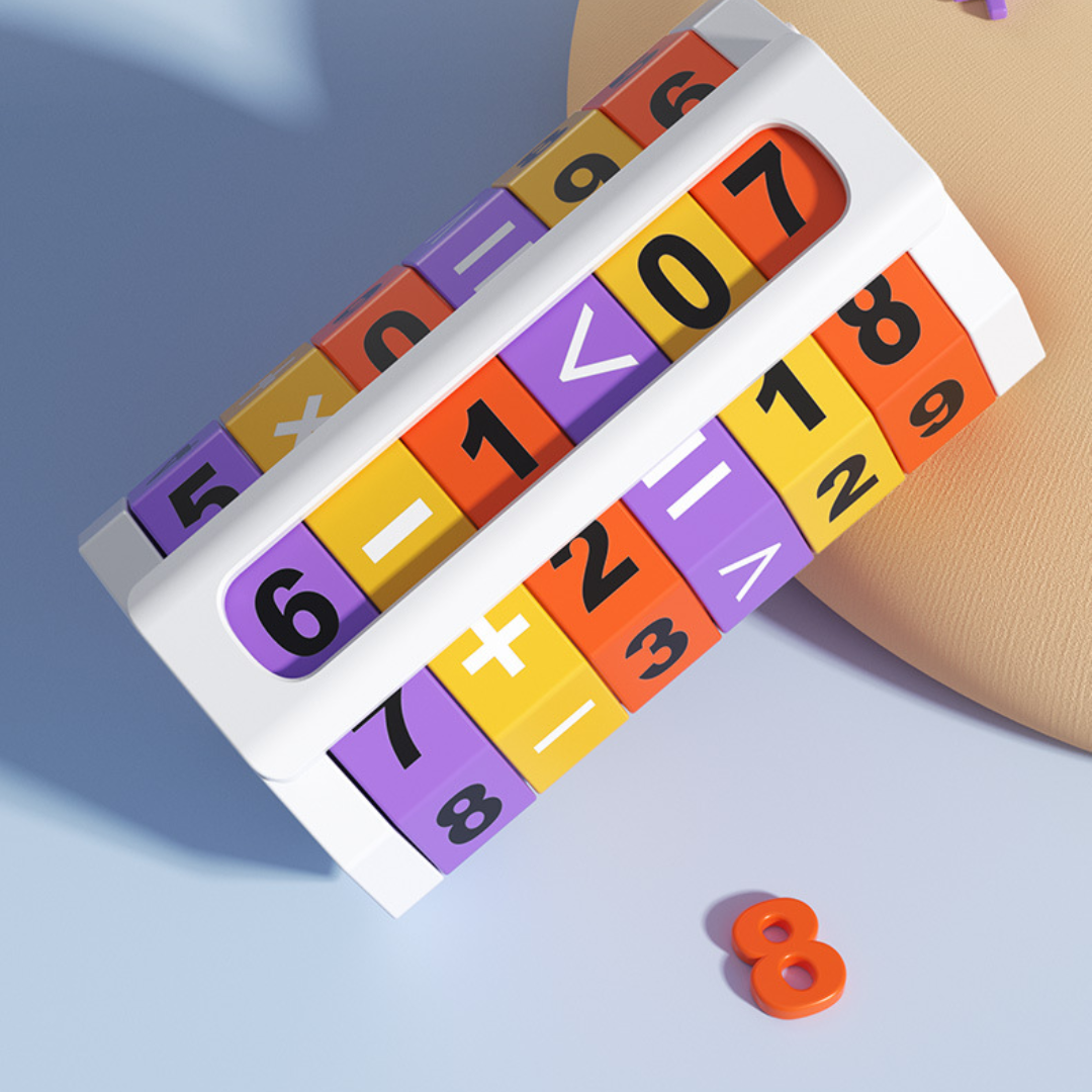 Homero Kids Learning Cube Develop Math and Time Skills Toy