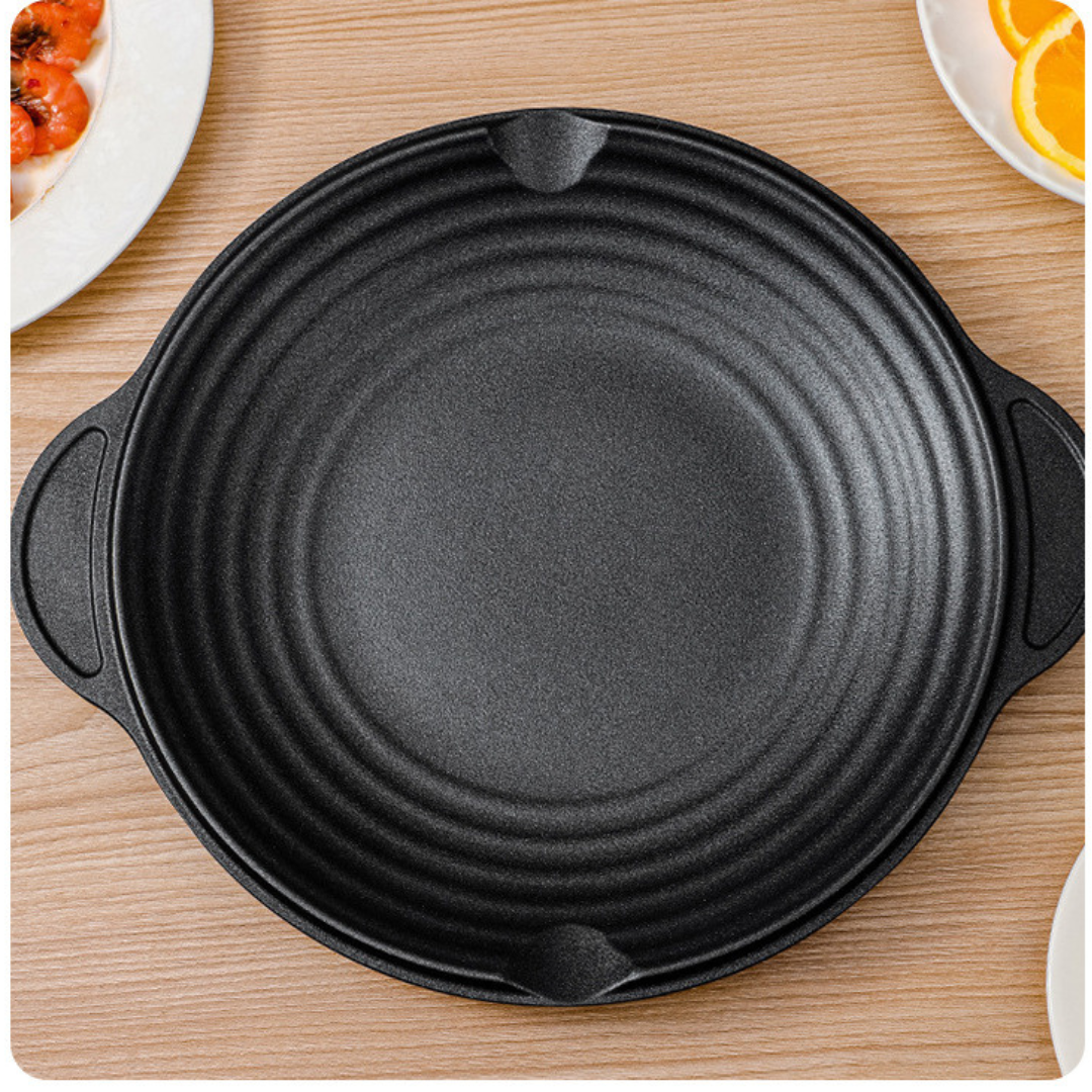 Non-Stick Multi-Purpose Cast Aluminum BBQ Grill Pan