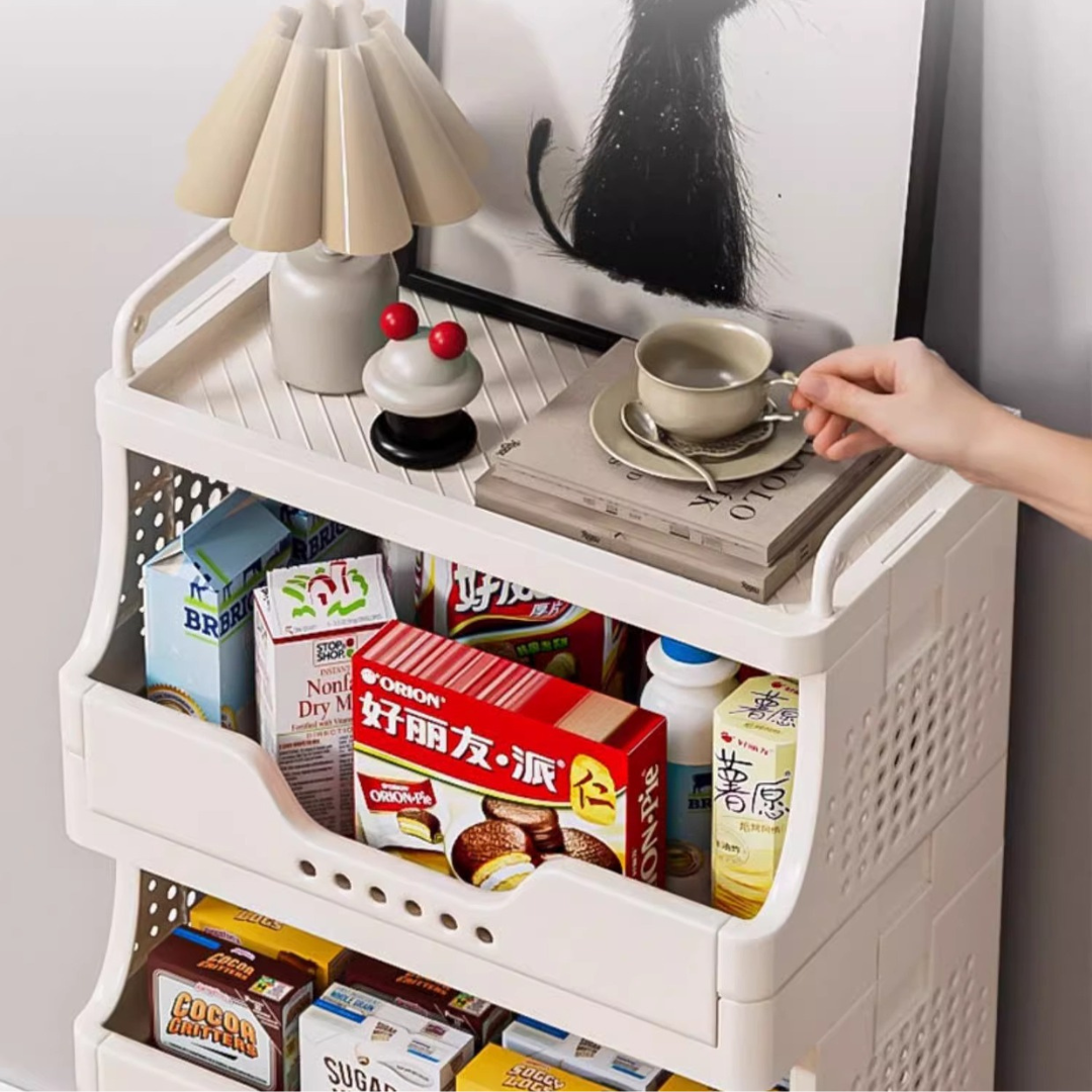 Premium Multi Layer Storage Rack With 360° Caster Wheels