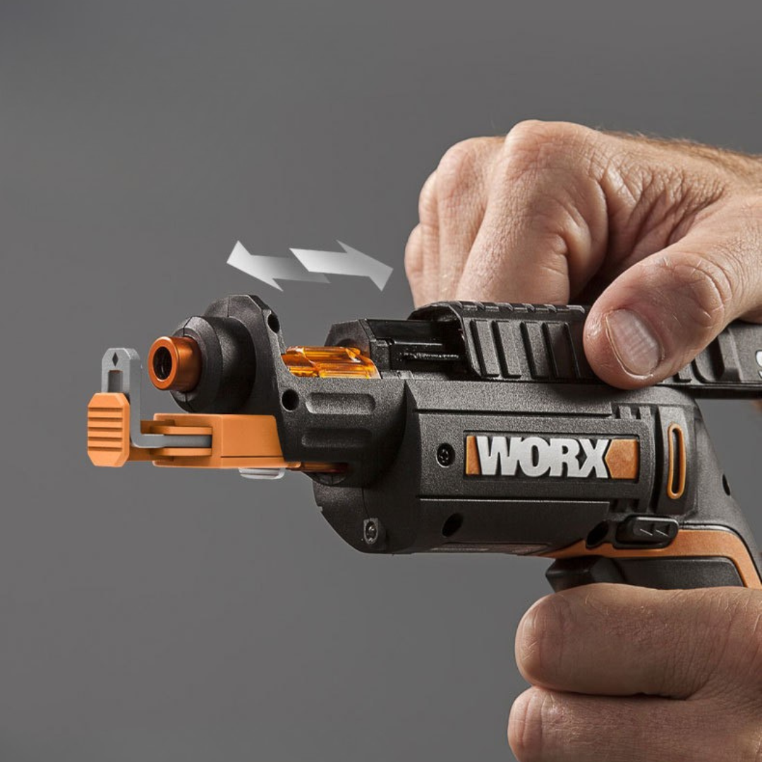 HOMERO Semi Automatic Cordless Electric Revolver Bit Storage 4V Lithium Power Screwdriver