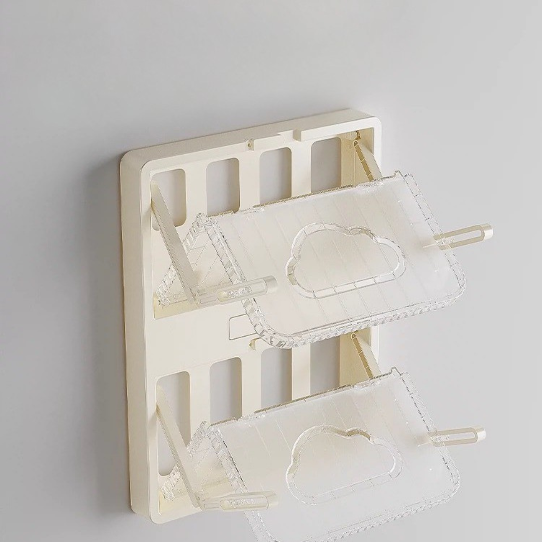Foldable Wall-Mounted Shoe Rack and Organizer