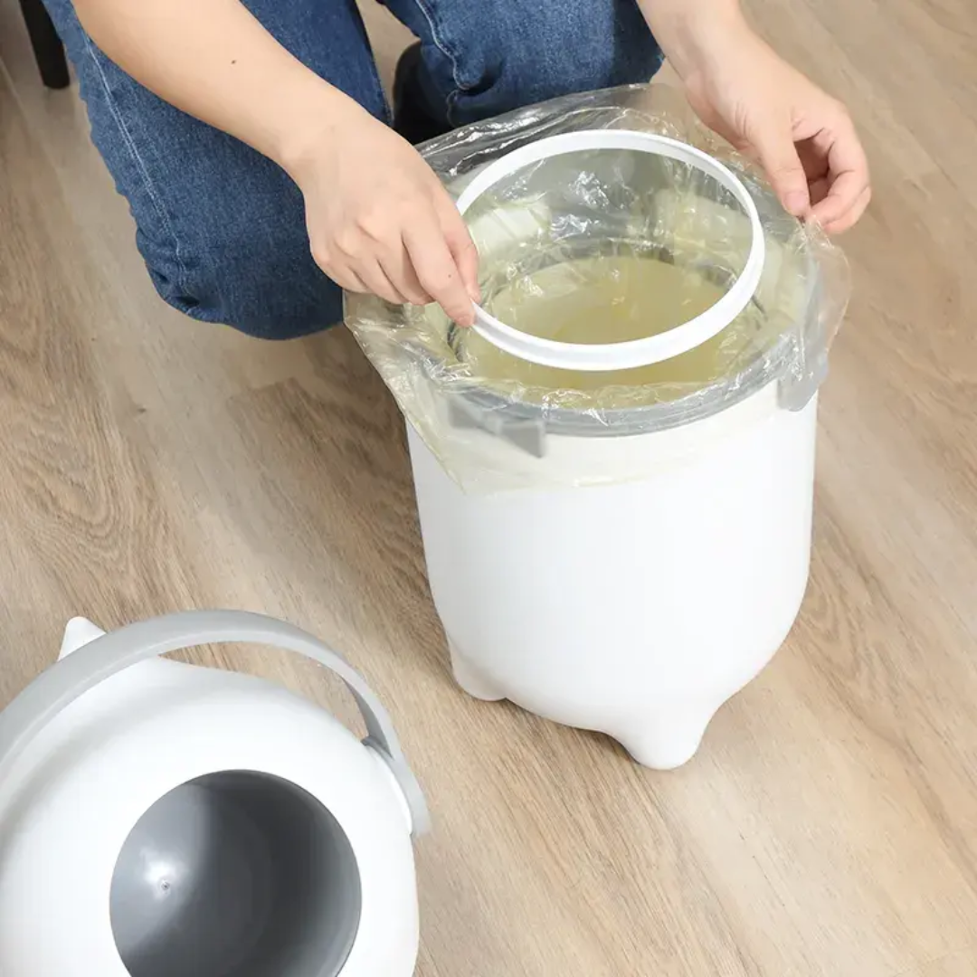 One-Hand Operated Odour-Free Disposal Bin with Seal (15L)
