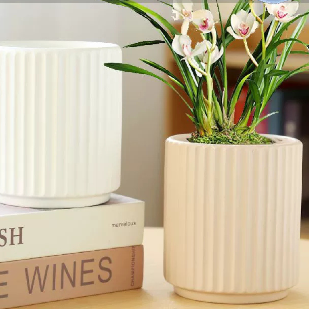 HOMERO Elegant Indoor Outdoor Ceramic Decorative Planter