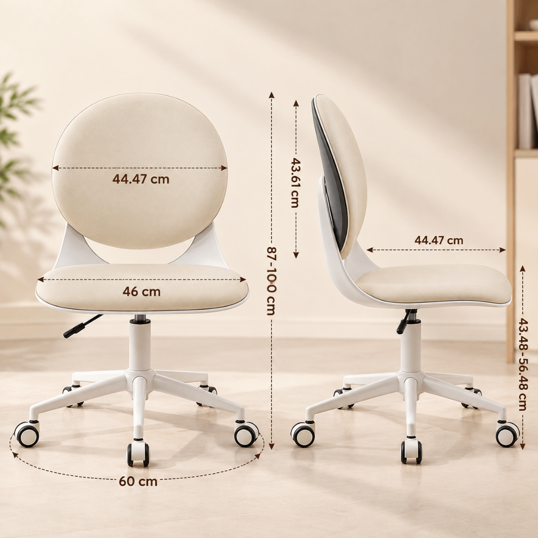 Modern Ergonomic Swivel Adjustable Height Chair with Soft Cushion