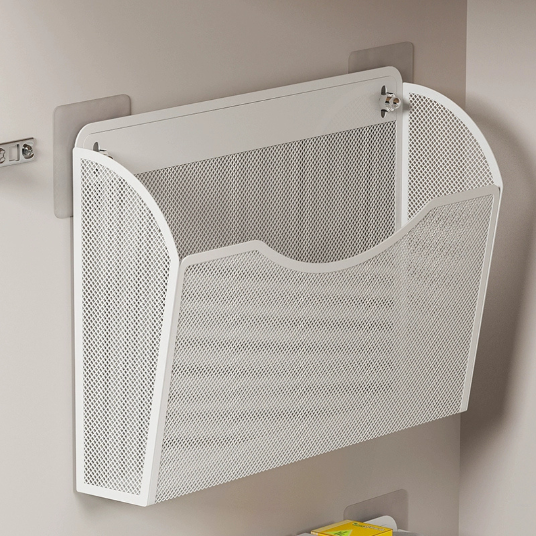 Premium Mesh Wall Mounted Multi-Use Storage Rack