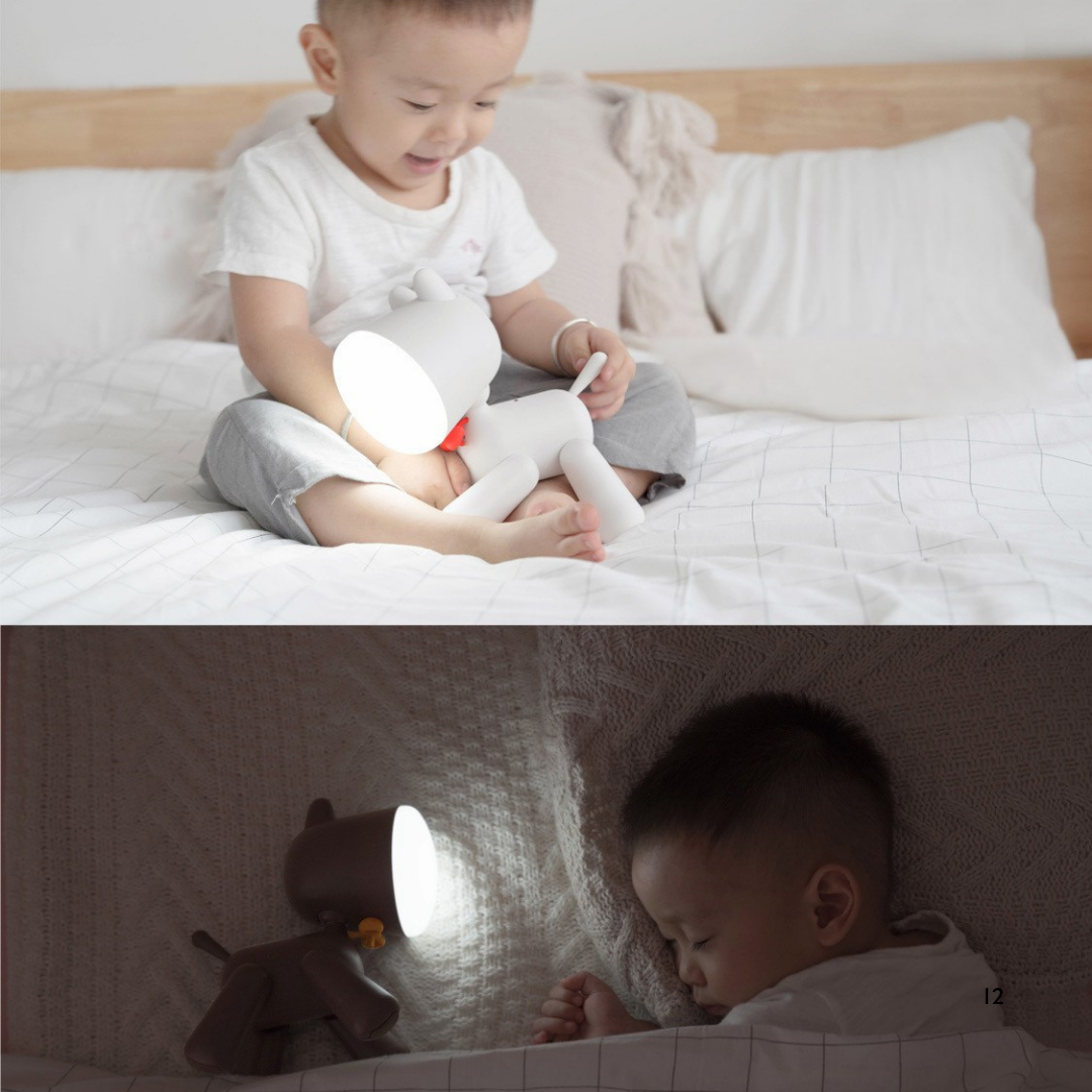 Cute Puppy LED Desk Rechargeable Night Light