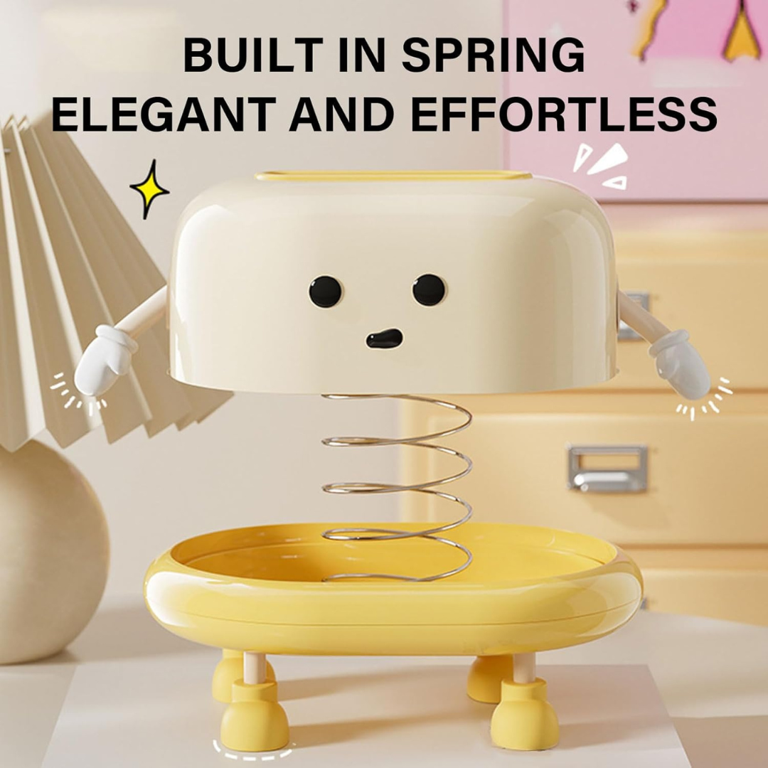 Homero Charming Eye Tissue Holder Box with Adorable Legs