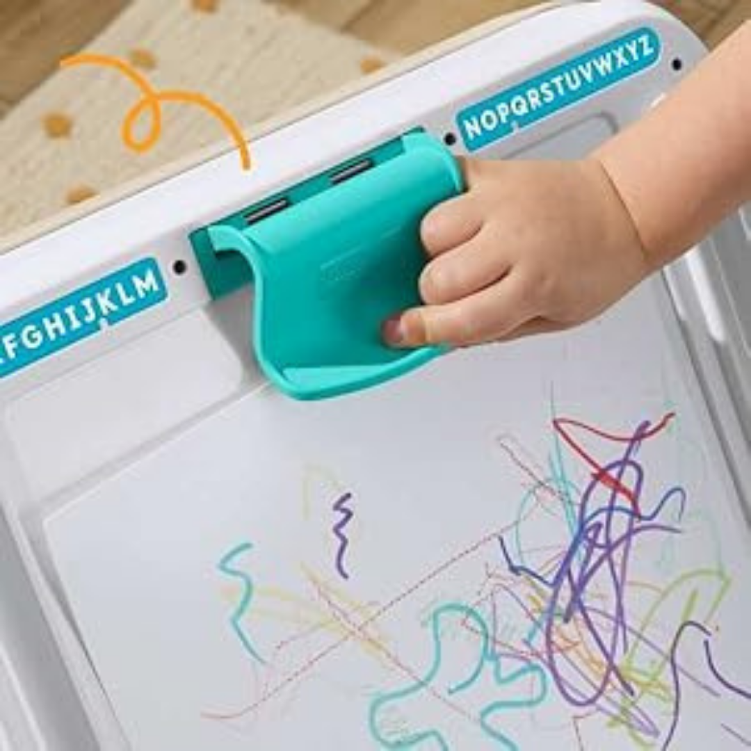 HOMERO 4-in-1 Laugh Learn Educational Activity Table with Musical Easel Toy