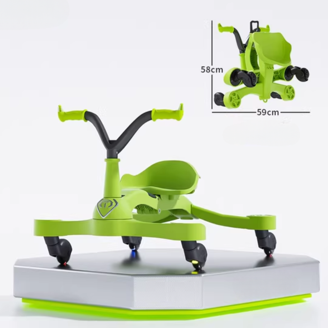 Homero 360 Degree Spin Drift Foldable Car with Ergonomic Seat