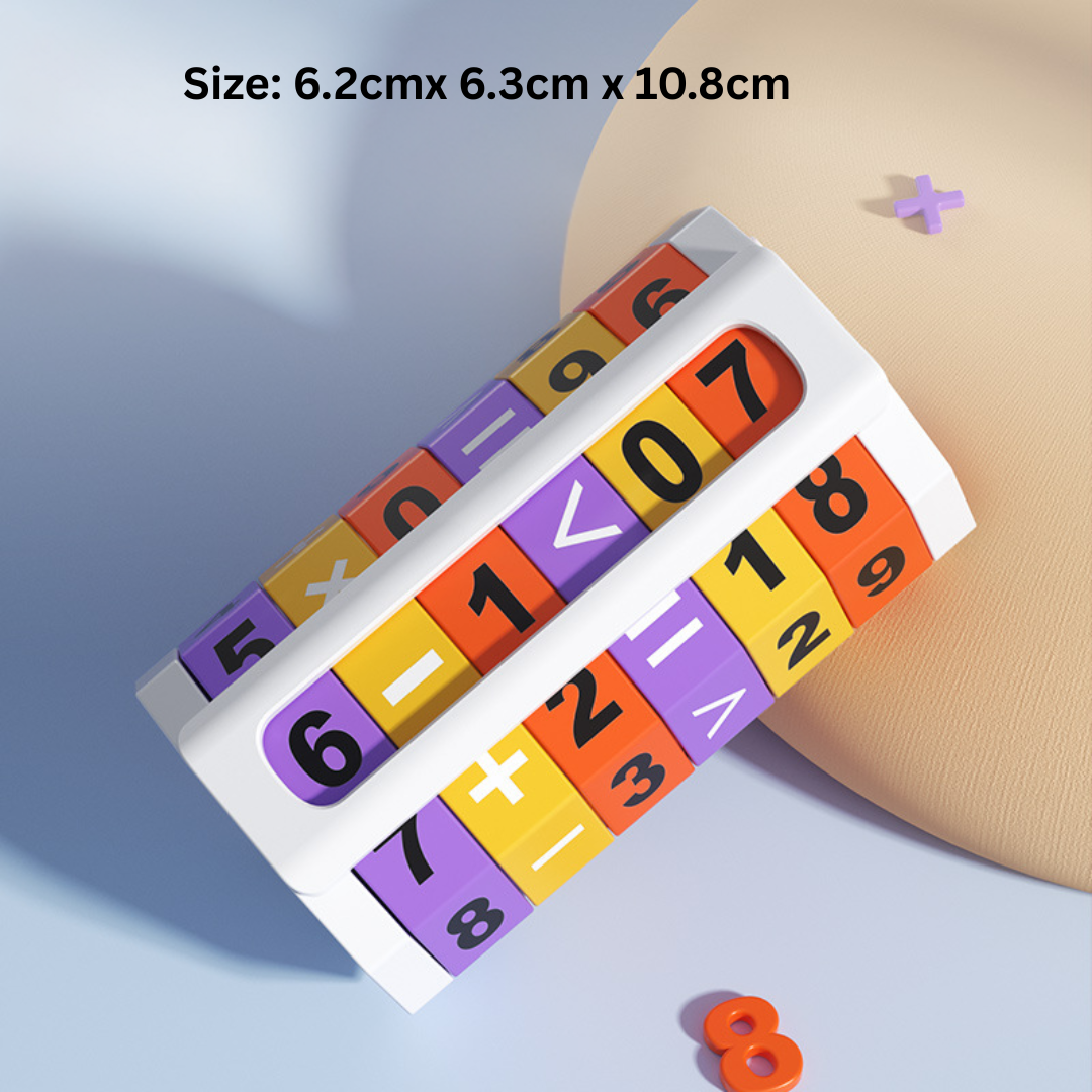 Homero Kids Learning Cube Develop Math and Time Skills Toy