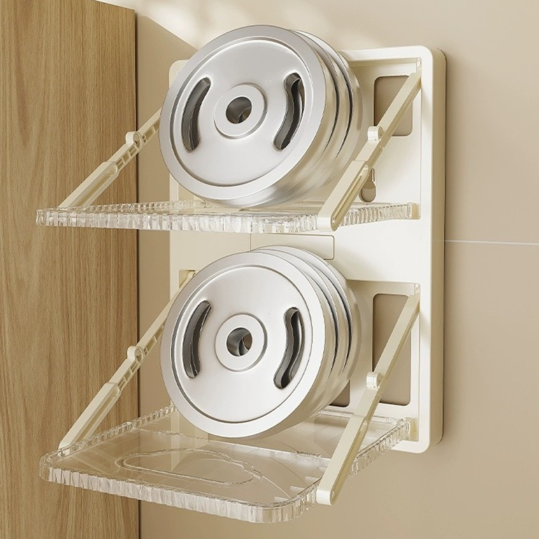 Foldable Wall-Mounted Shoe Rack and Organizer