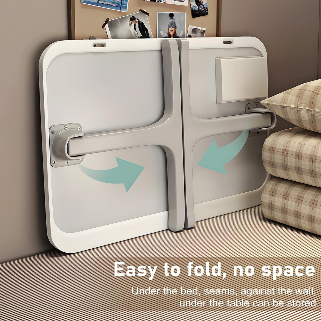 Homero Premium Foldable Bed Table Adjustable Height Multifunction Table with Light