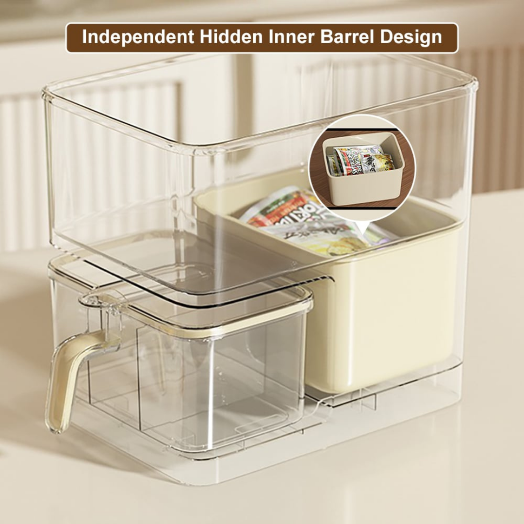 Smart 4-in-1 Multipurpose Knife Holder Seasoning Storage