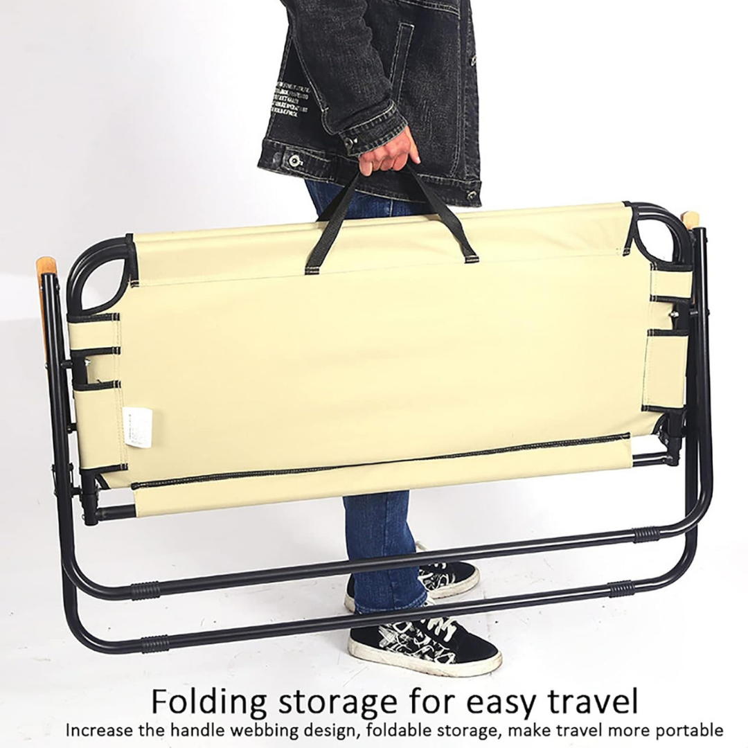 Homero Portable Outdoor Double Folding Chair Premium 600D Oxford Cloth Design