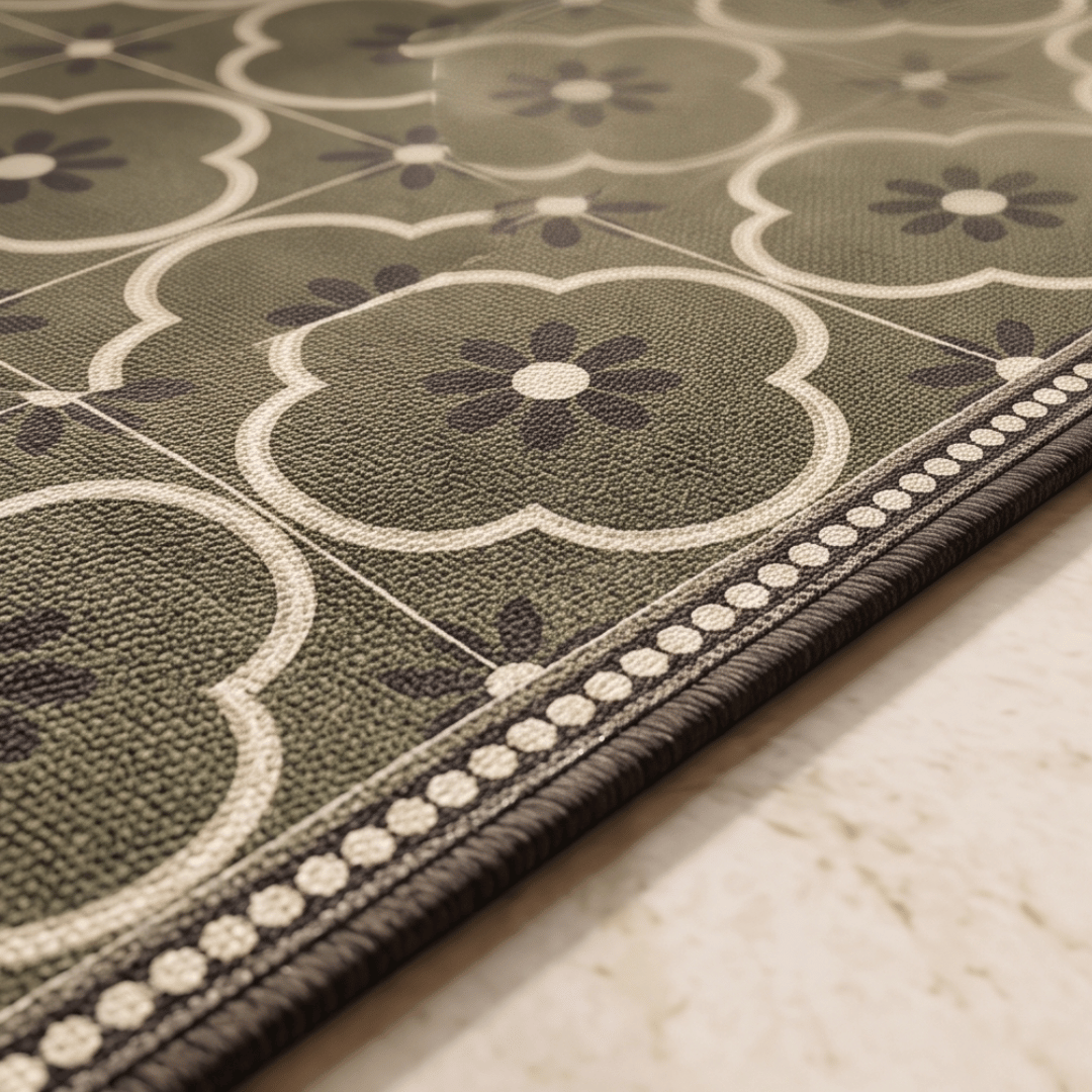 Premium Geometric Quick Dry Kitchen Floor Mat