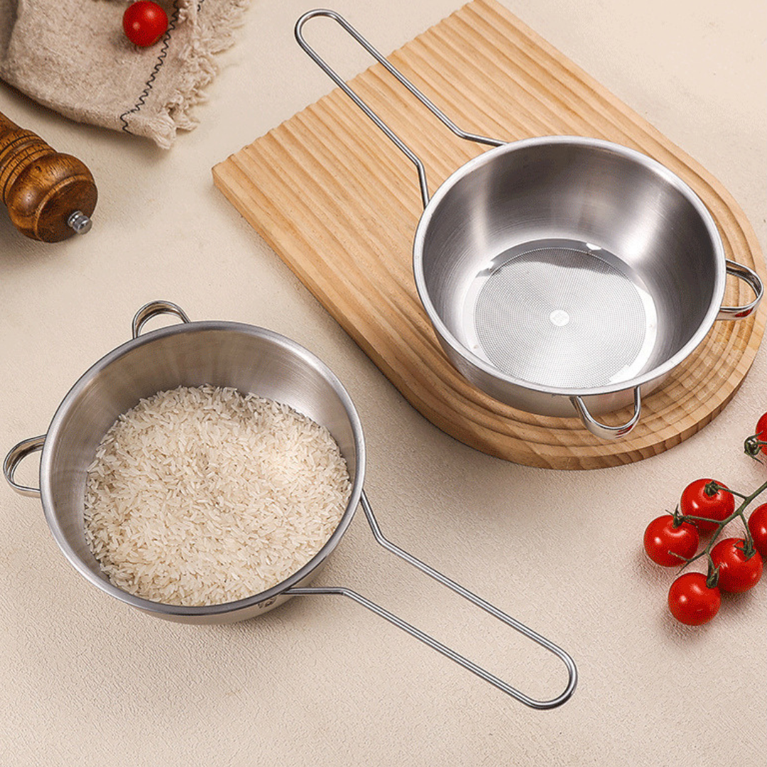 Multipurpose Stainless Steel Draining Sieve Bowl