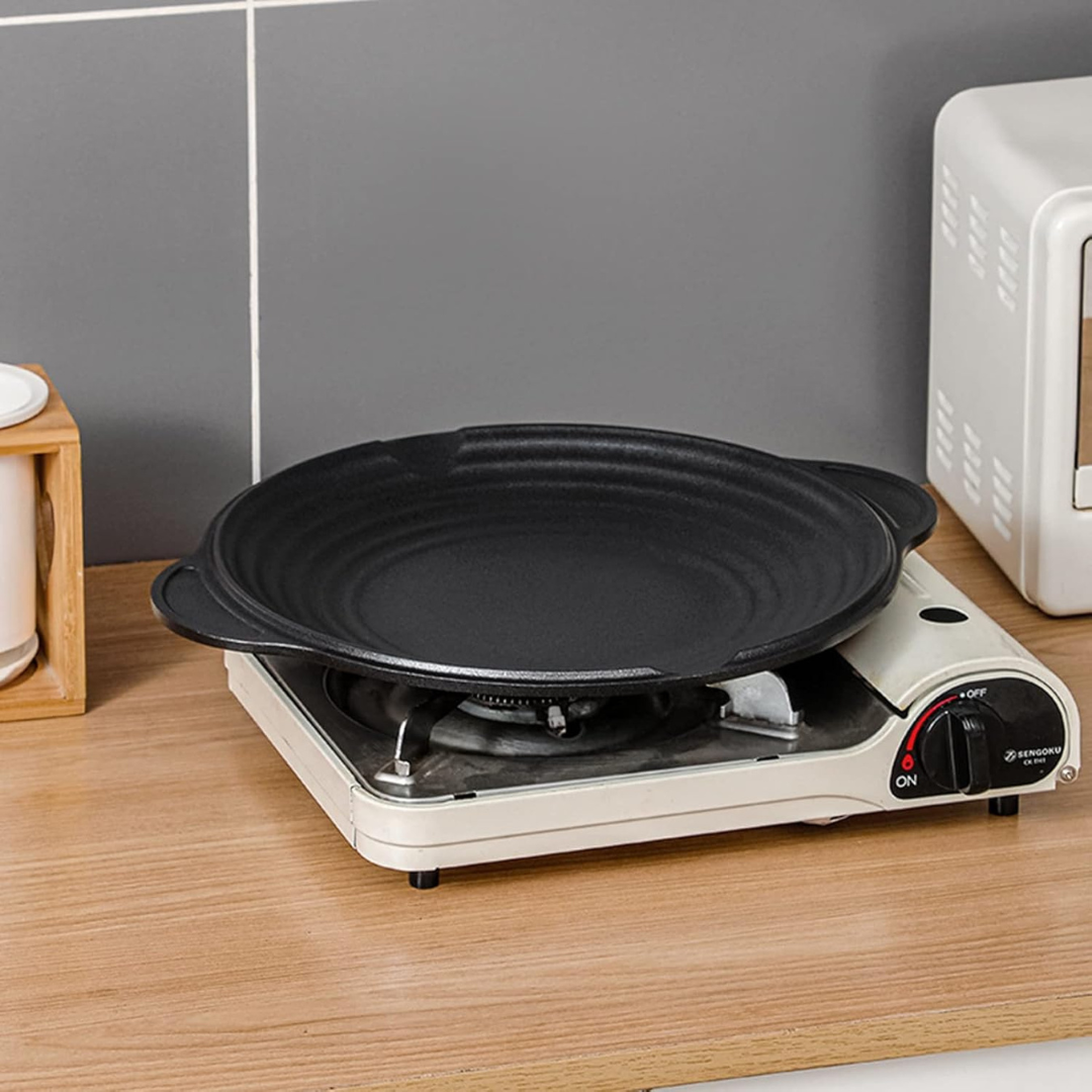 Non-Stick Multi-Purpose Cast Aluminum BBQ Grill Pan