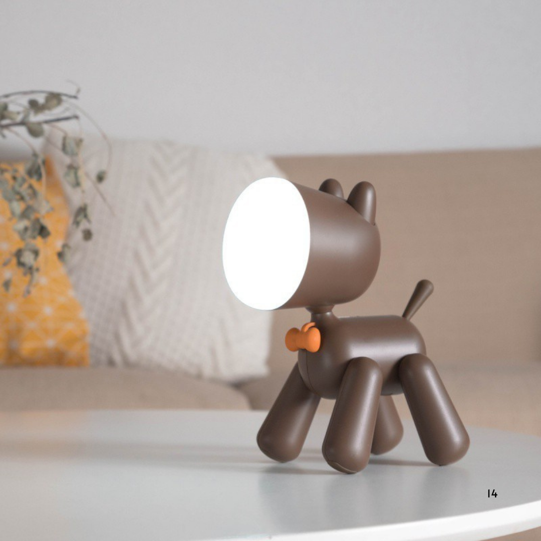 Cute Puppy LED Desk Rechargeable Night Light