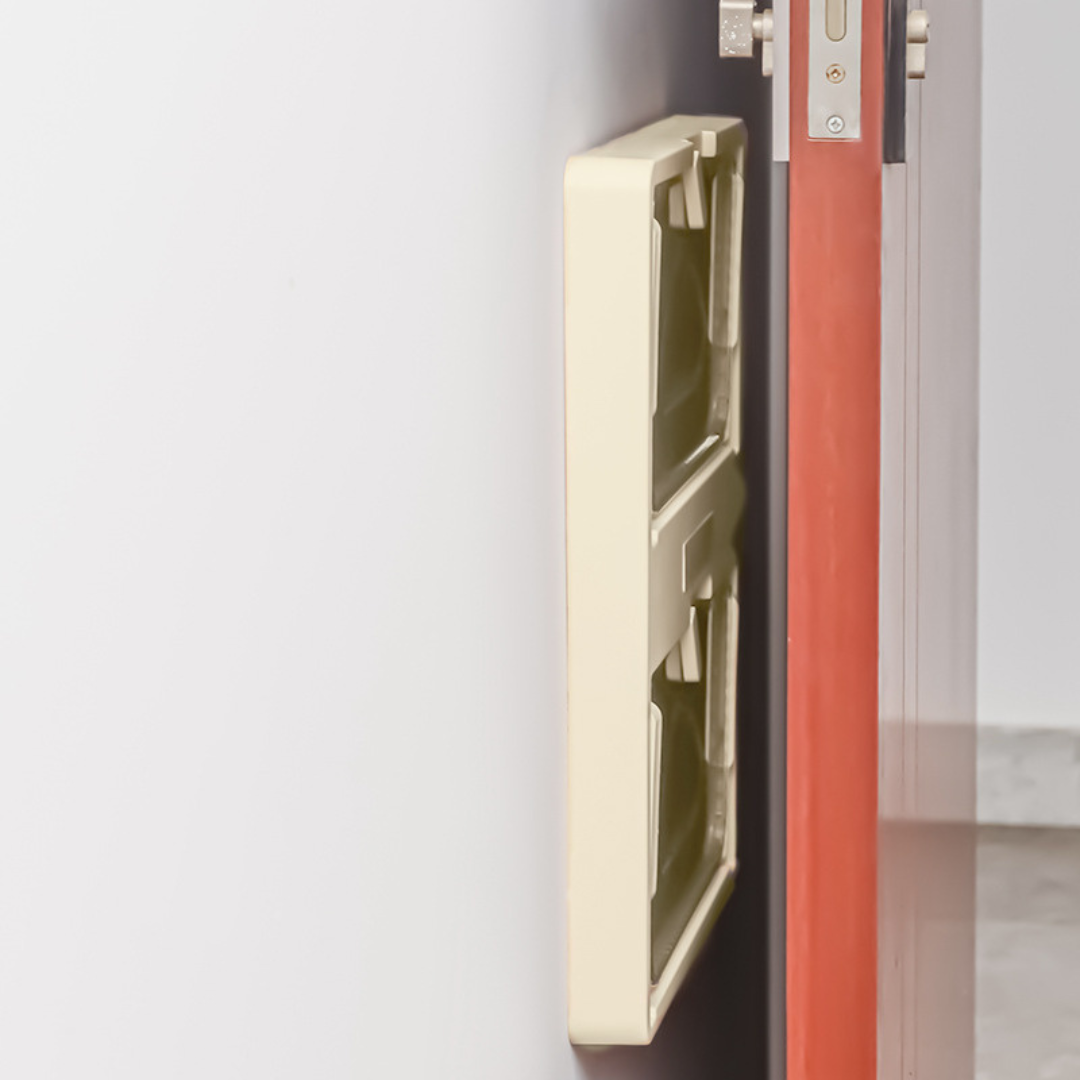 Foldable Wall-Mounted Shoe Rack and Organizer
