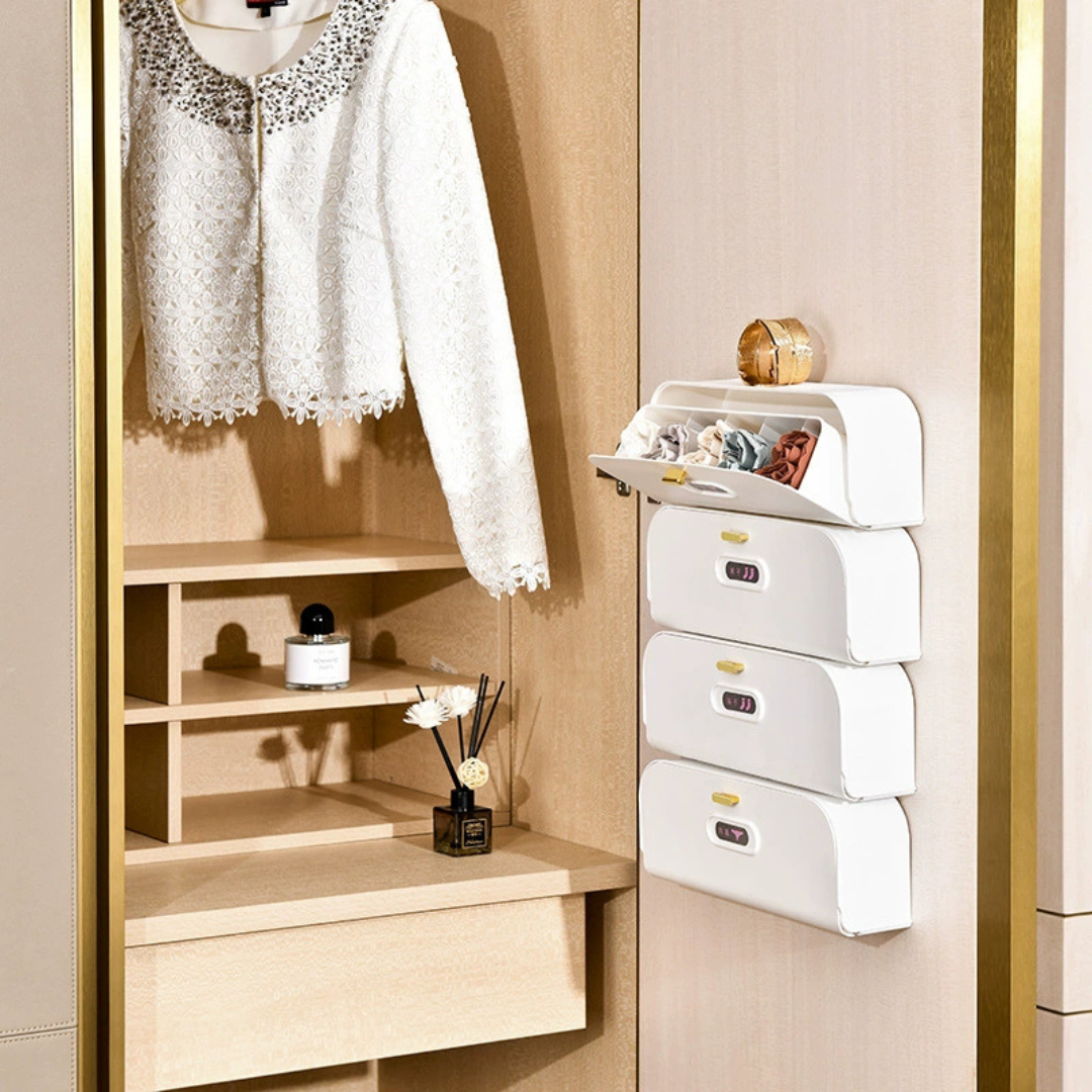 5-Compartment Wall-Mounted Multipurpose Cloth Organizer