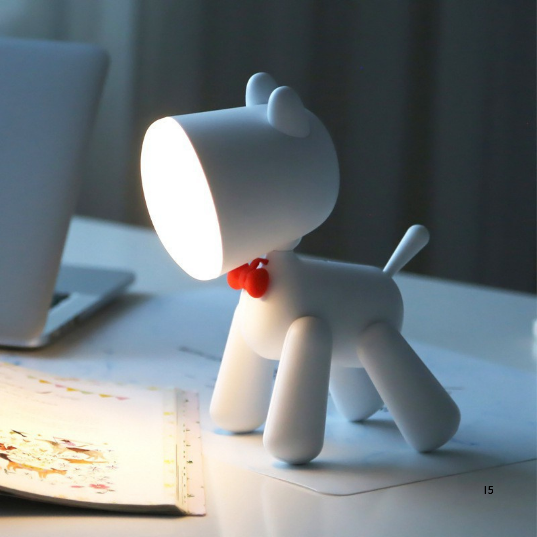 Cute Puppy LED Desk Rechargeable Night Light