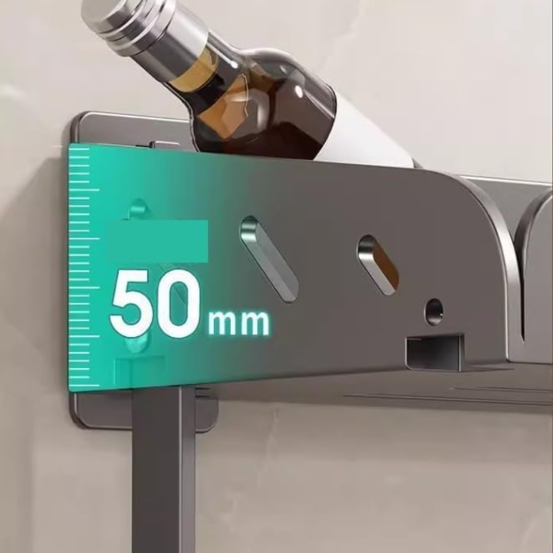 Carbon Steel Acrylic Spice Rack Kitchen Organizer