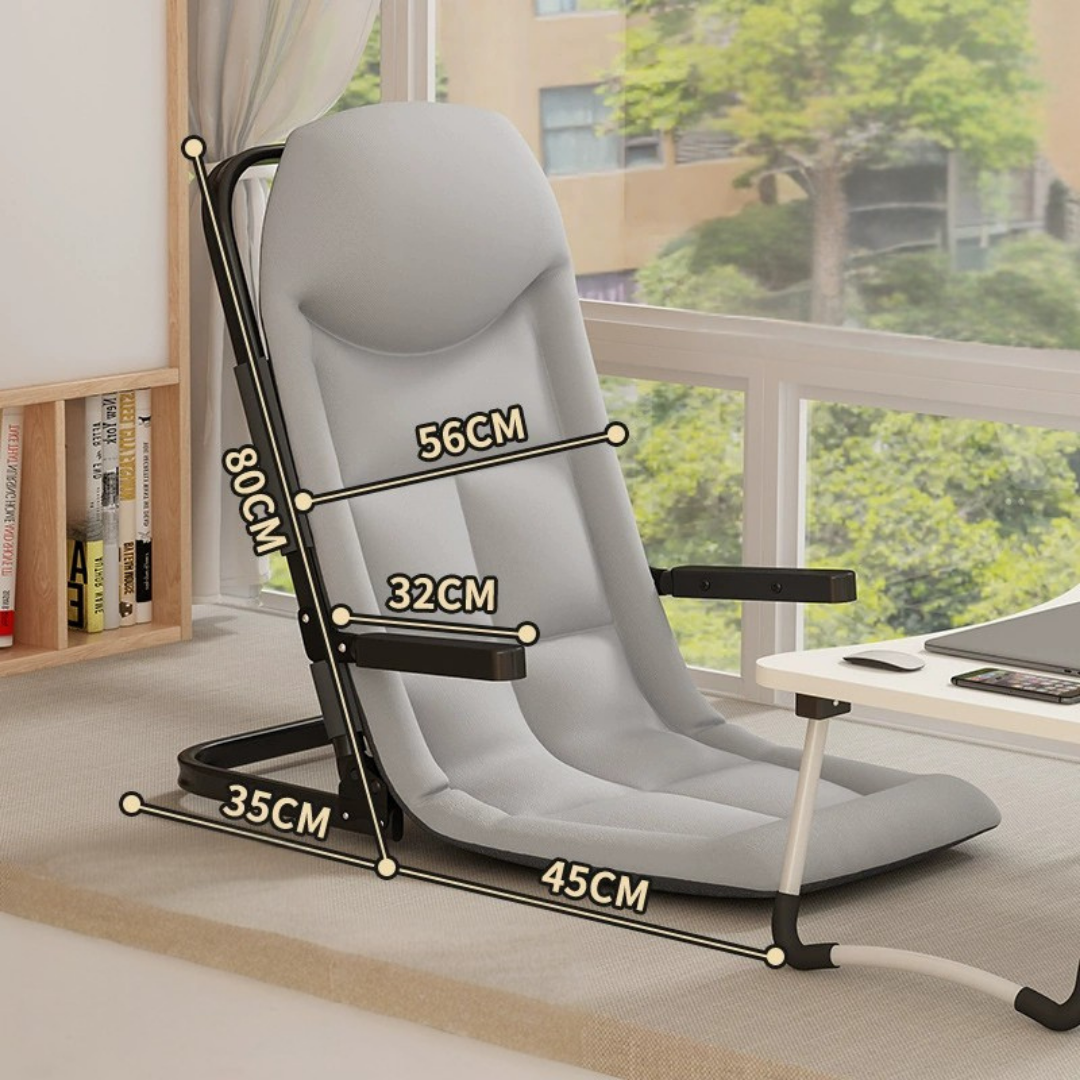 HOMERO Foldable Design Ergonomic Reclining Comfortable Floor Chair