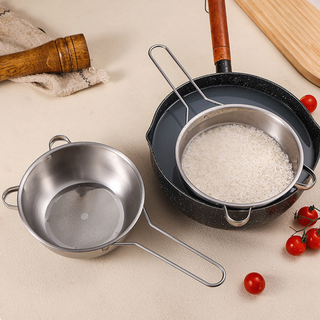 Multipurpose Stainless Steel Draining Sieve Bowl