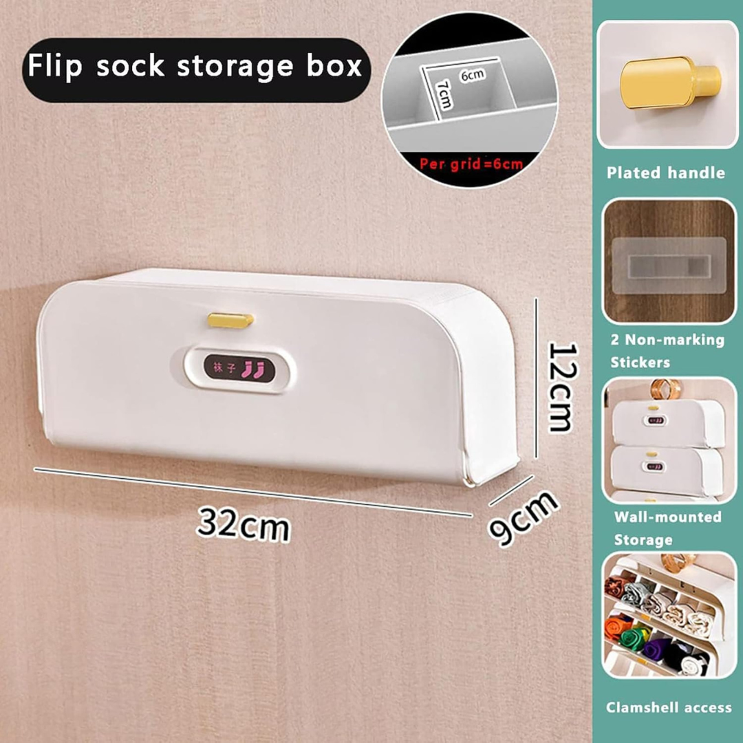 5-Compartment Wall-Mounted Multipurpose Cloth Organizer