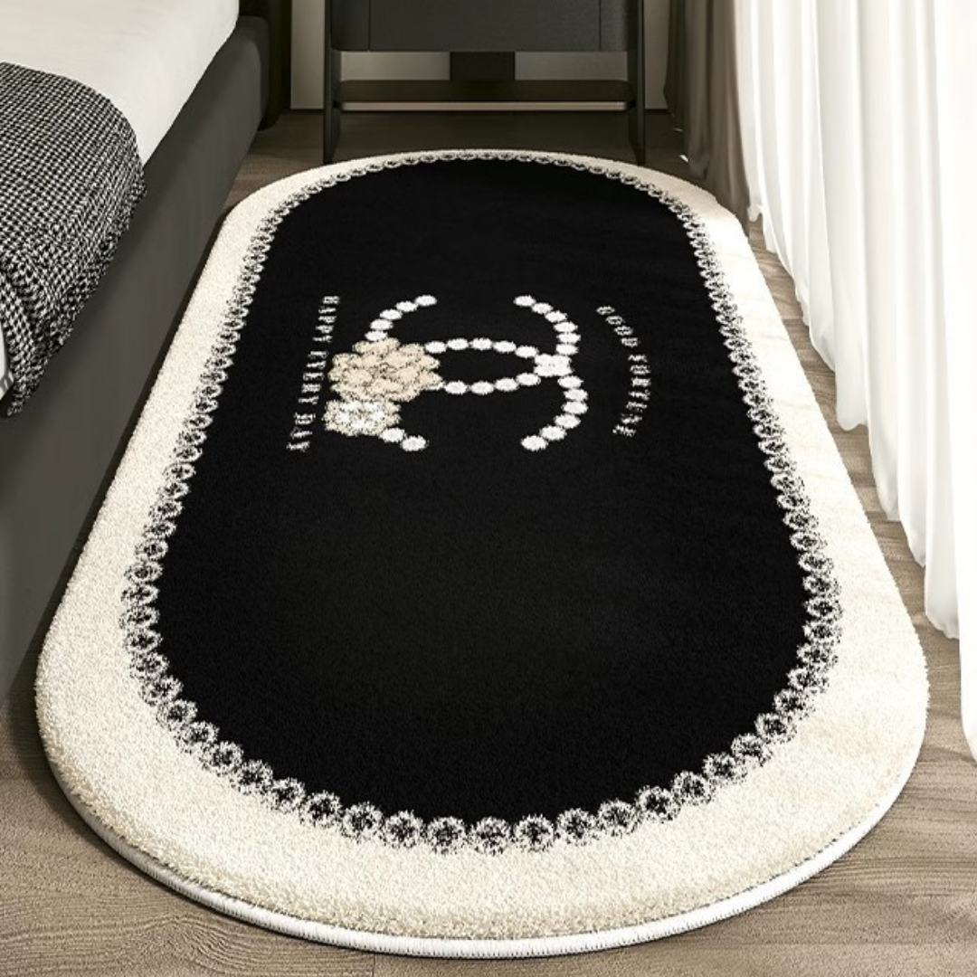Homero Ultra Soft Cashmere Touch Bedroom Mat Non Slip Surface 60x180CM