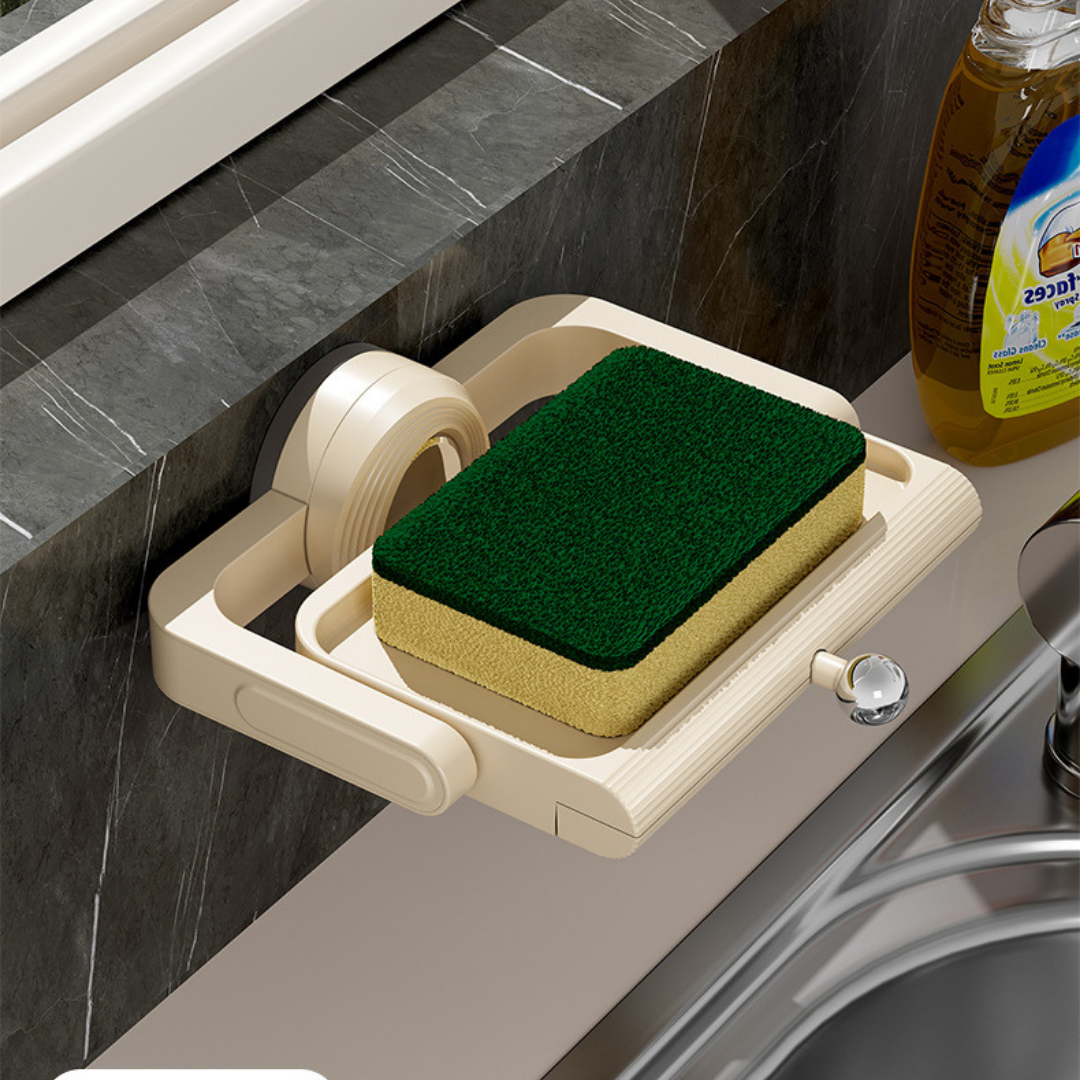 HOMERO Wall Mounted Rotating Suction Soap Holder