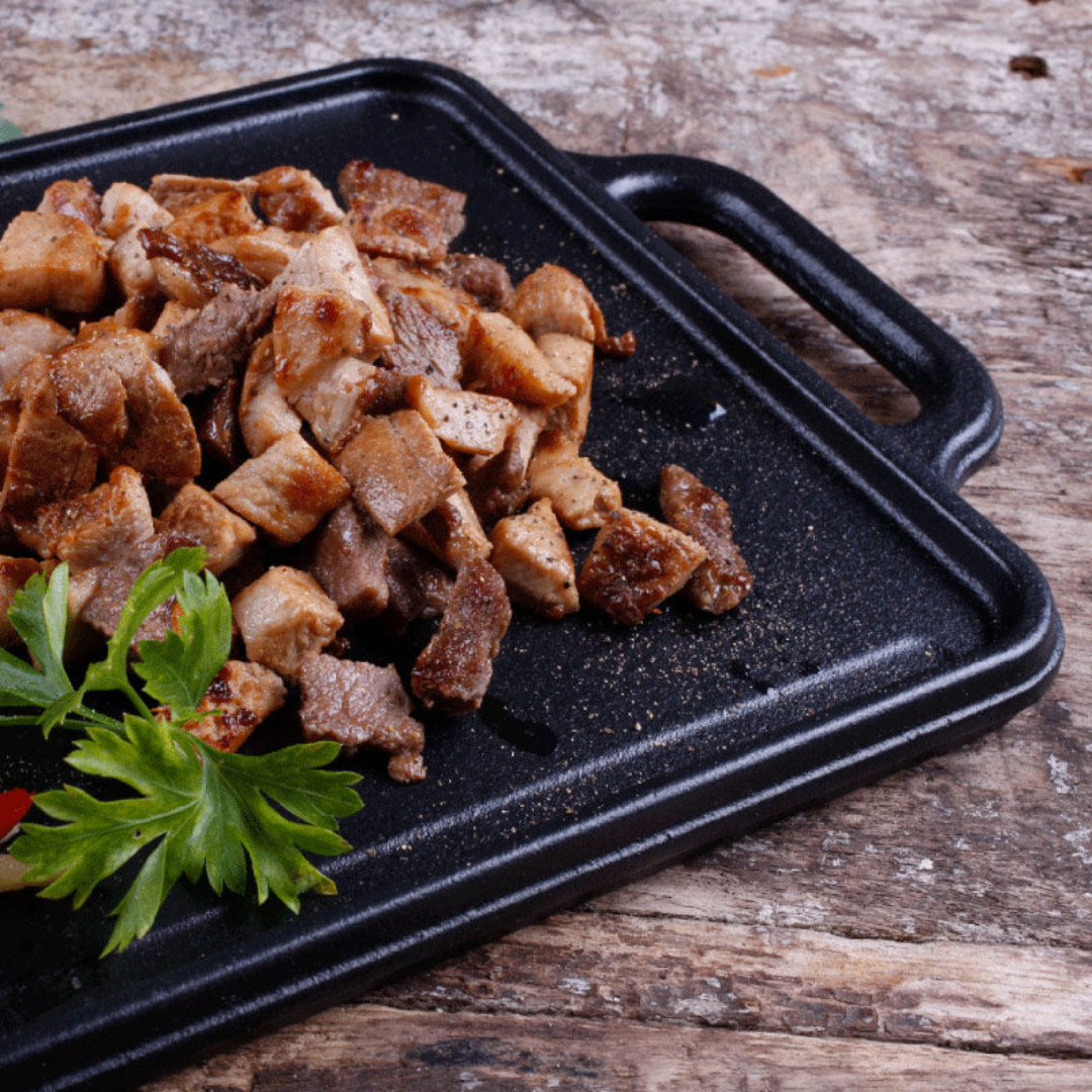 HOMERO Cast Iron Reversible Griddle Smooth Grill Surface