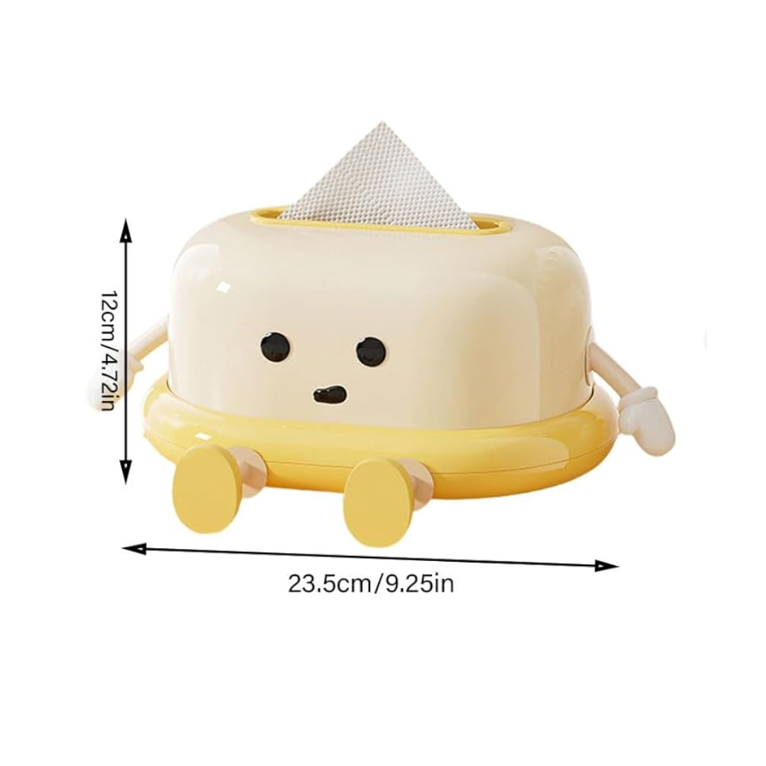 Homero Charming Eye Tissue Holder Box with Adorable Legs