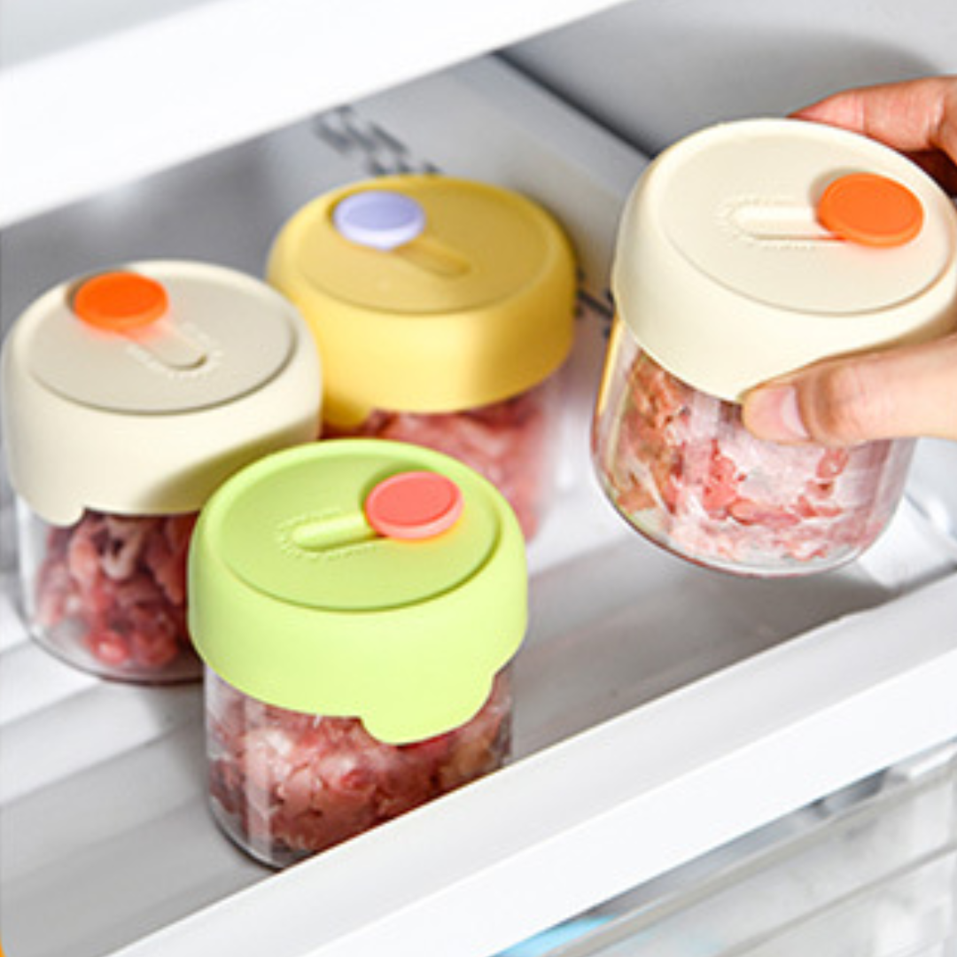 Homero Durable Borosilicate Glass Storage Cup for Home and Kitchen Use