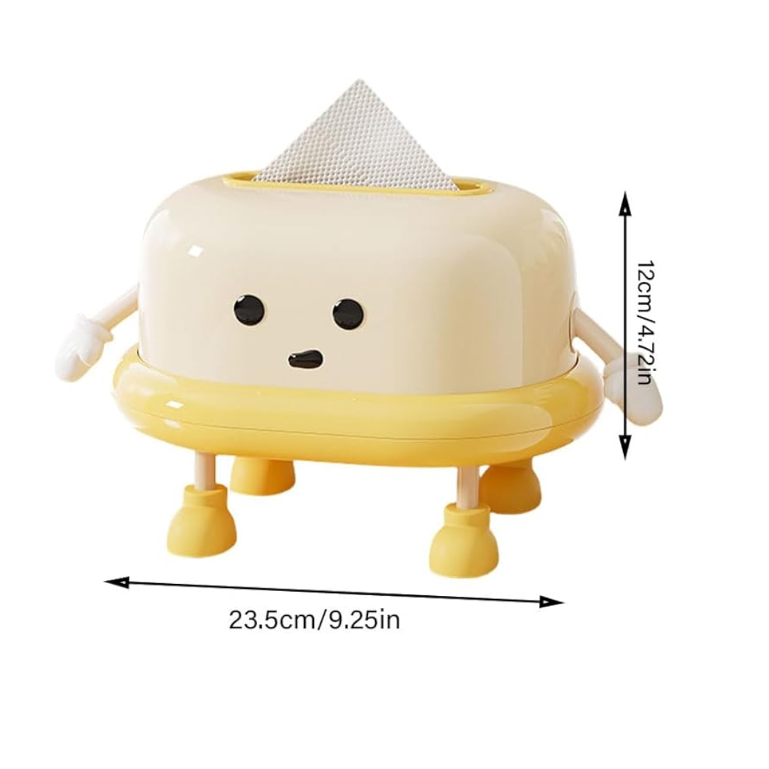 Homero Charming Eye Tissue Holder Box with Adorable Legs