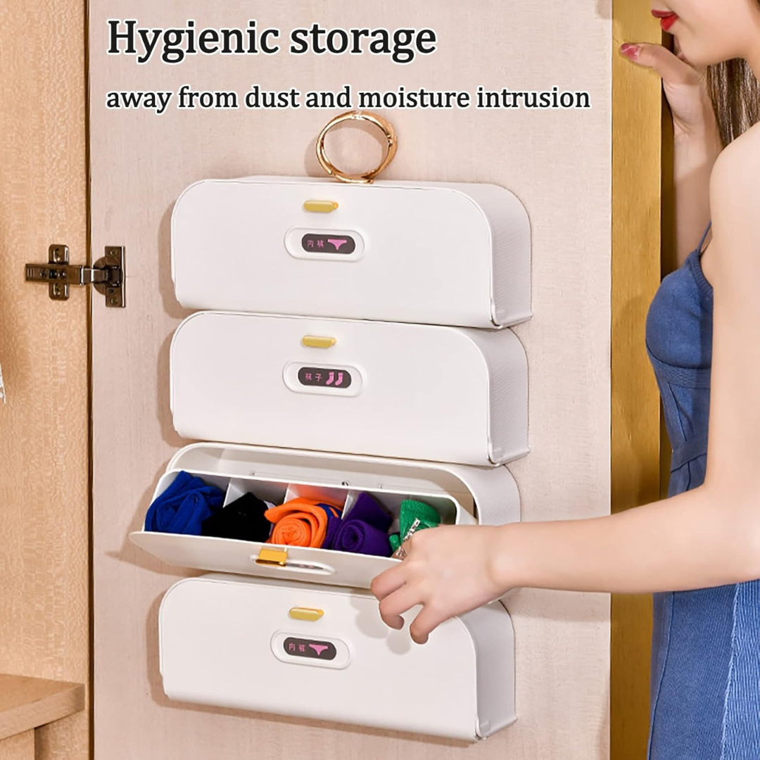 5-Compartment Wall-Mounted Multipurpose Cloth Organizer