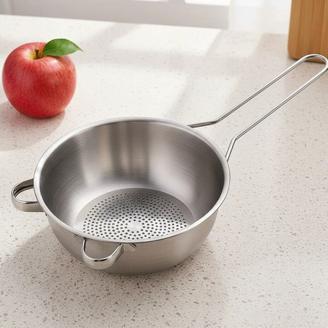 Multipurpose Stainless Steel Draining Sieve Bowl