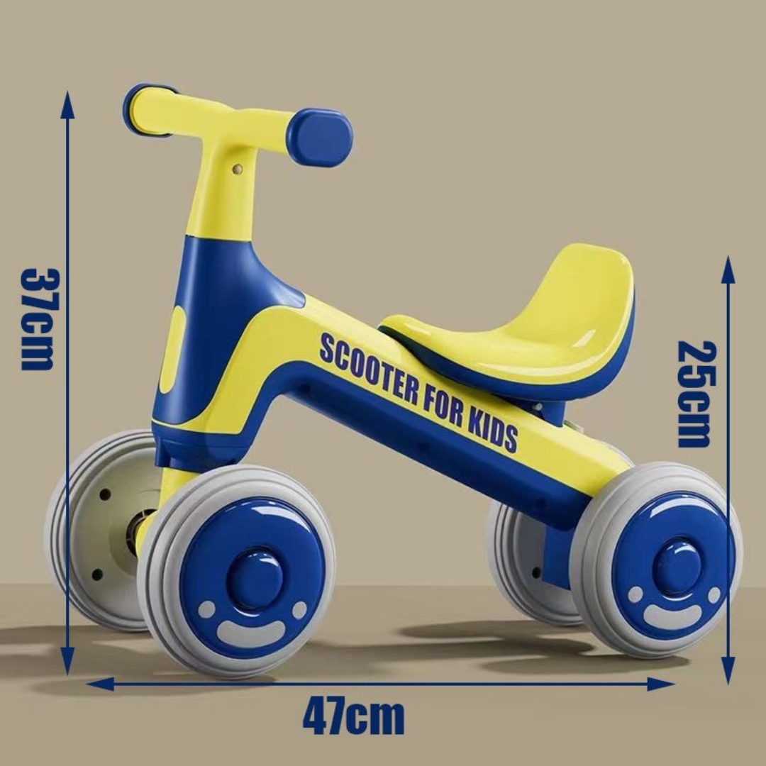HOMERO Children Balance Stable Four Wheel Scooter