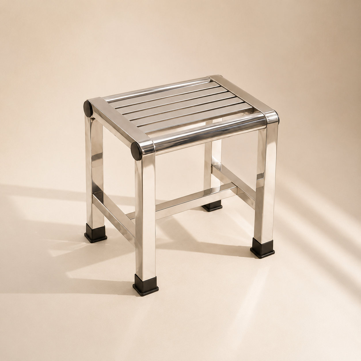 Homero Multipurpose Heavy-Duty Non Slip Stainless Steel Stool