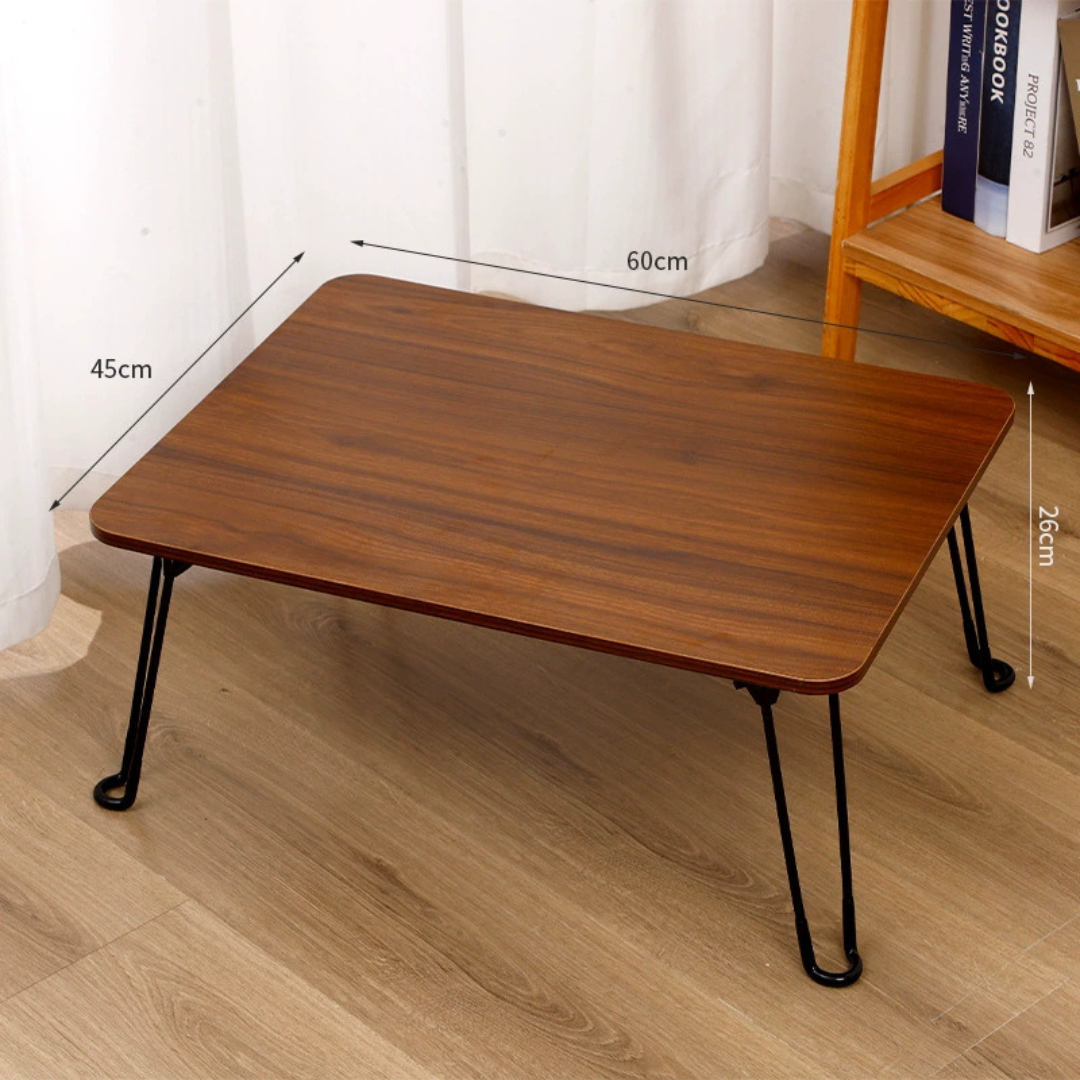 Premium Wooden Laptop Study Table with Foldable Legs