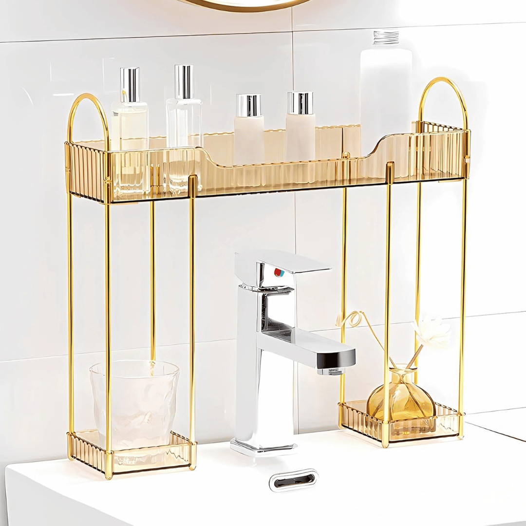 Over Faucet Washbasin Multipurpose Storage Rack
