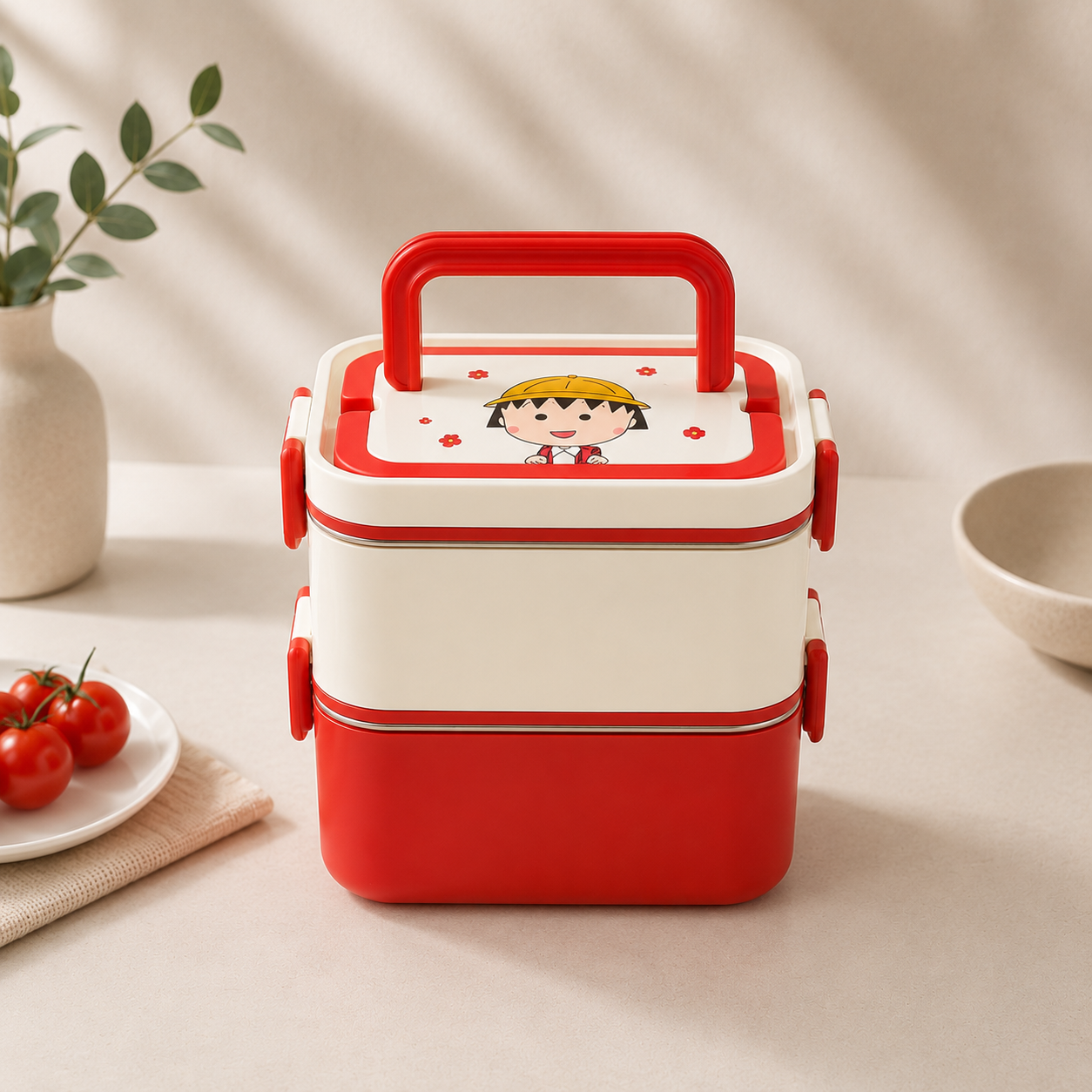 Premium Stainless Steel Leak Proof Bento Lunch Box with Cutlery